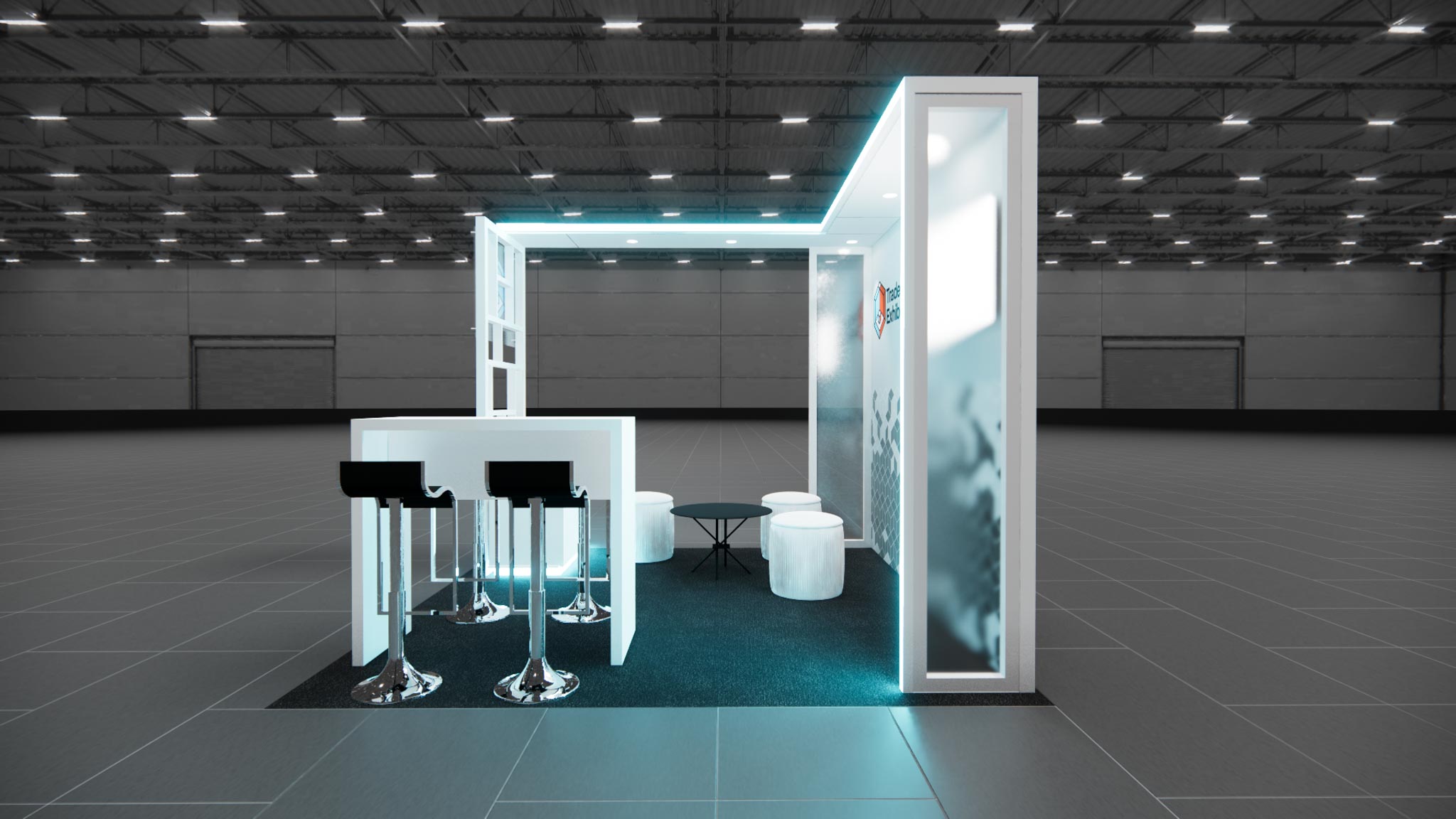 CES 10 x 10 Inline Affordable Exhibit Rental — Design 03 — 10 x 10 Inline Affordable Exhibit Rental — CES, Las Vegas