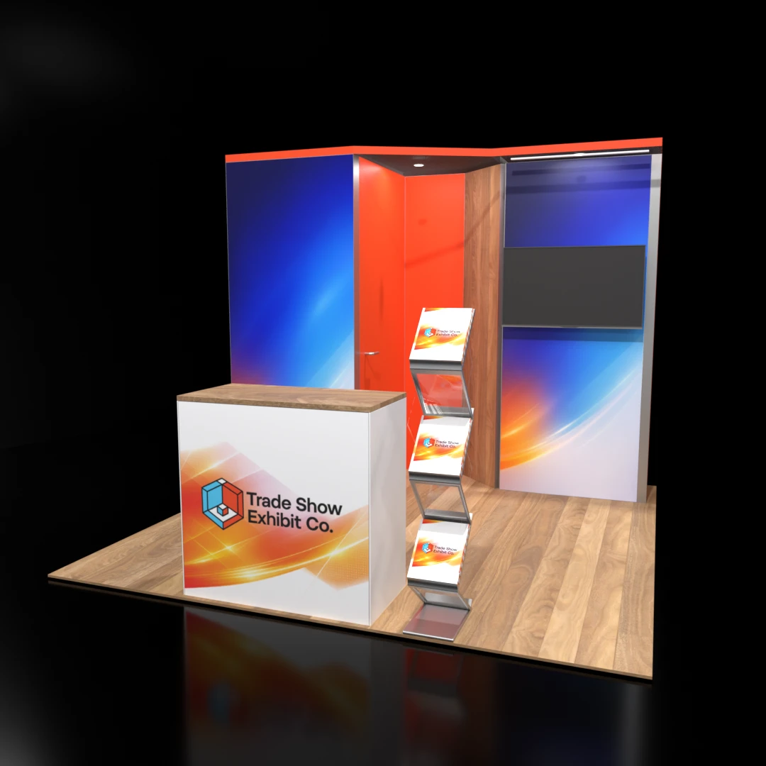 CES 10 x 10 Inline Affordable Exhibit Rental — Design 11 — 10 x 10 Inline Affordable Exhibit Rental — CES, Las Vegas