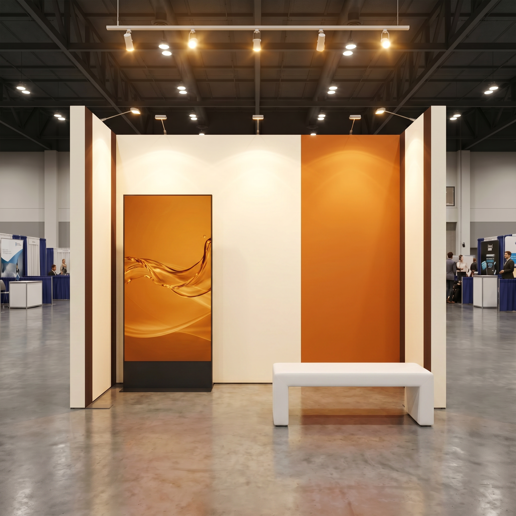 SEMA Show 10 x 10 Inline Affordable Exhibit Rental — Design 05 — 10 x 10 Inline Affordable Exhibit Rental — SEMA Show, Las Vegas