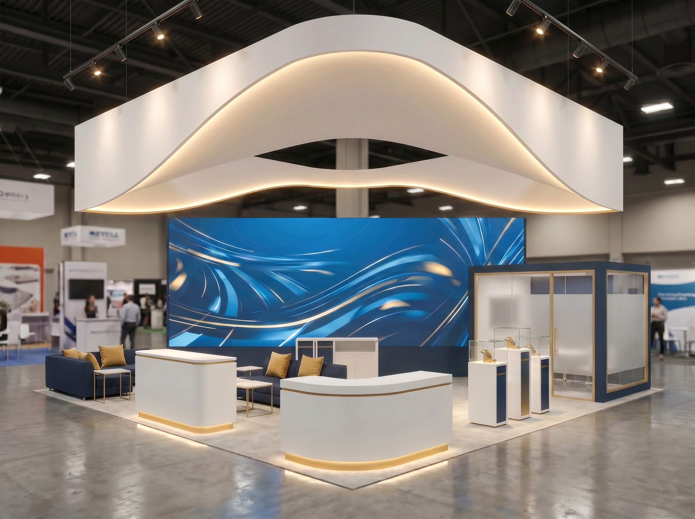 CES 20 x 30 Island Exhibit Rental — Design 01 — 20 x 30 Island Exhibit Rental — CES, Las Vegas CES 20 x 30 Island Exhibit Rental — Design 01 — 20 x 30 Island Exhibit Rental — CES, Las Vegas