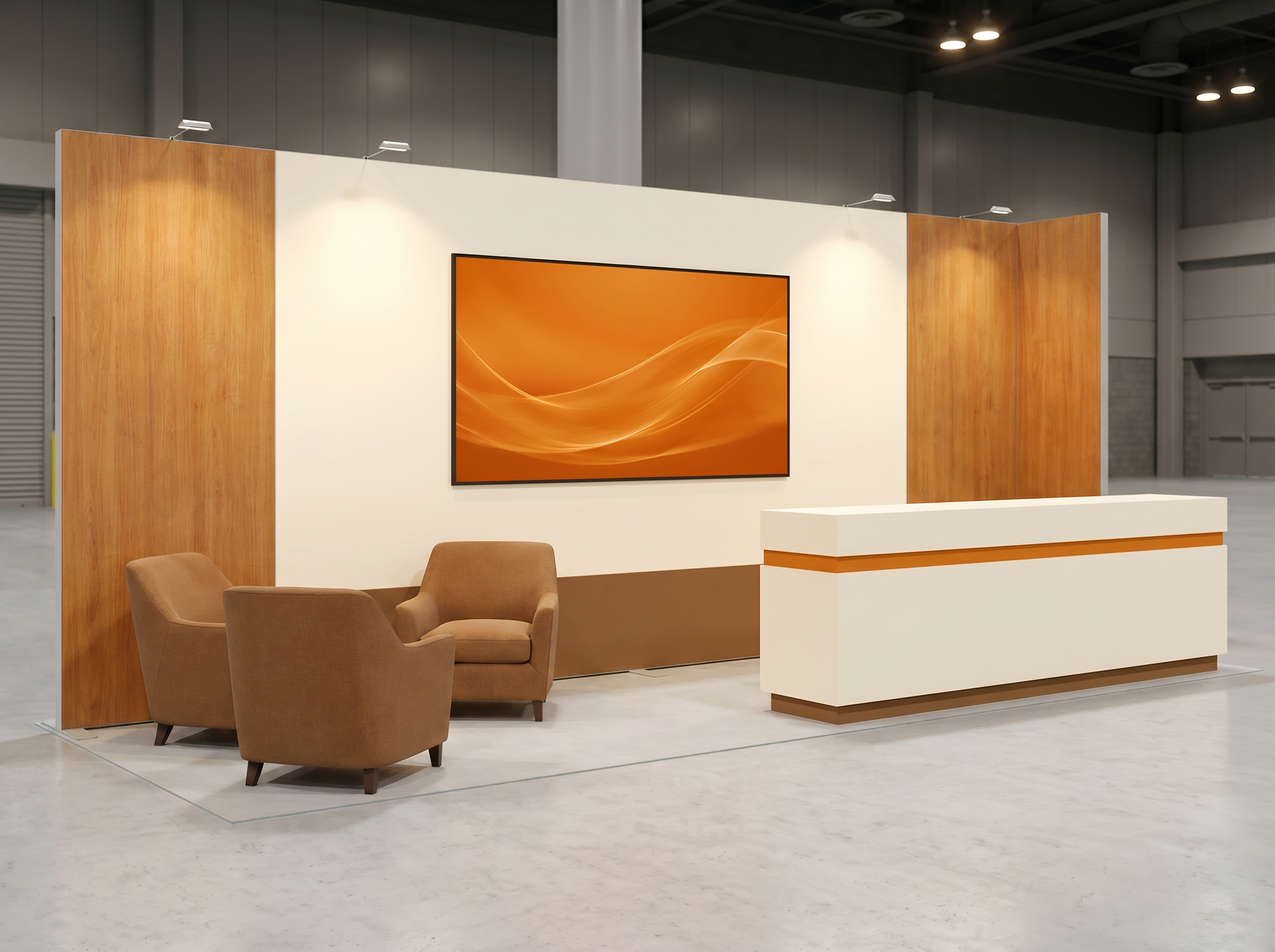 IAAPA Expo 10 x 20 Inline Affordable Exhibit Rental — Design 03 — 10 x 20 Inline Affordable Exhibit Rental — IAAPA Expo, Orlando