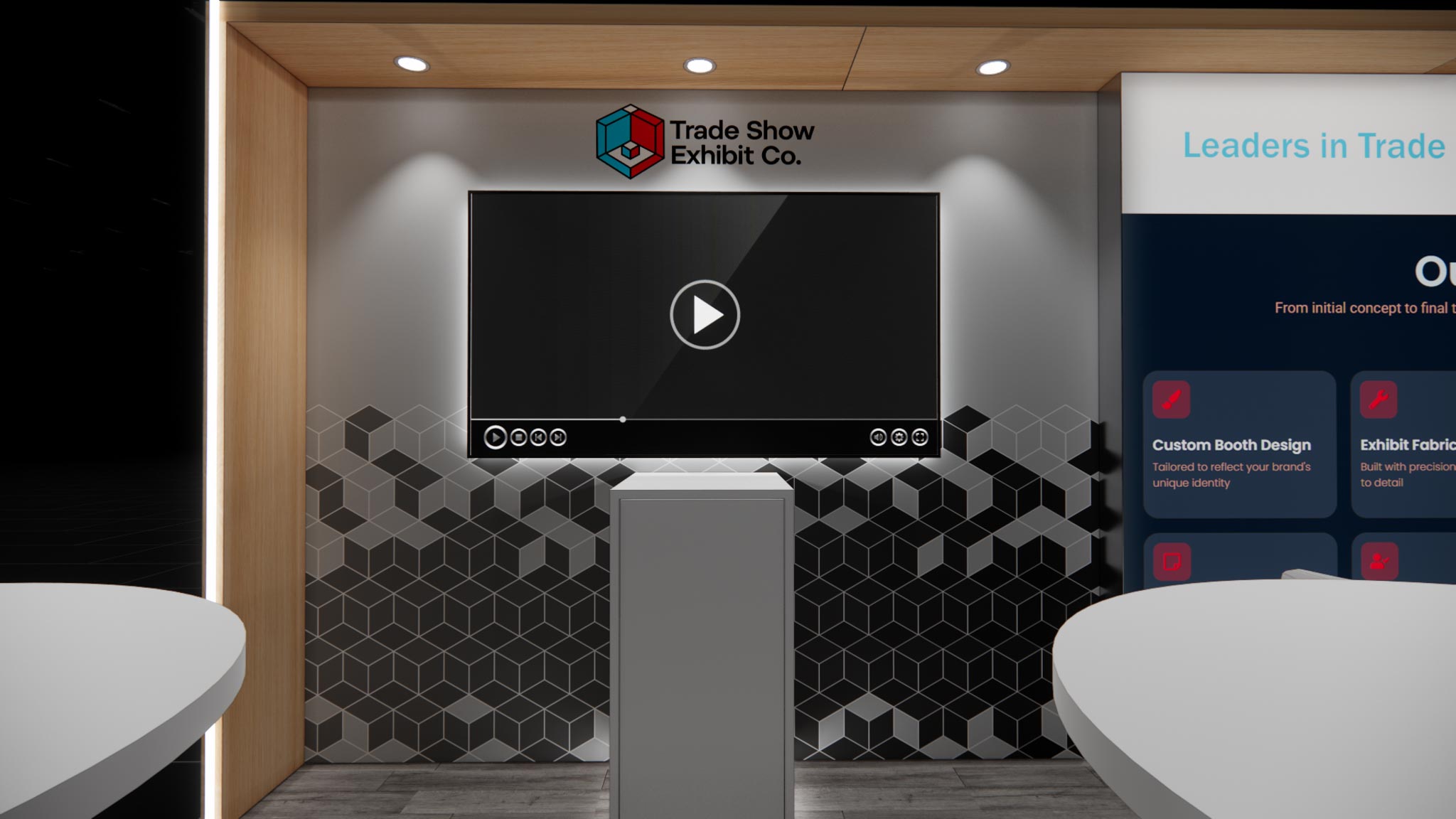 CES 10 x 20 Inline Affordable Exhibit Rental — Design 05 — 10 x 20 Inline Affordable Exhibit Rental — CES, Las Vegas