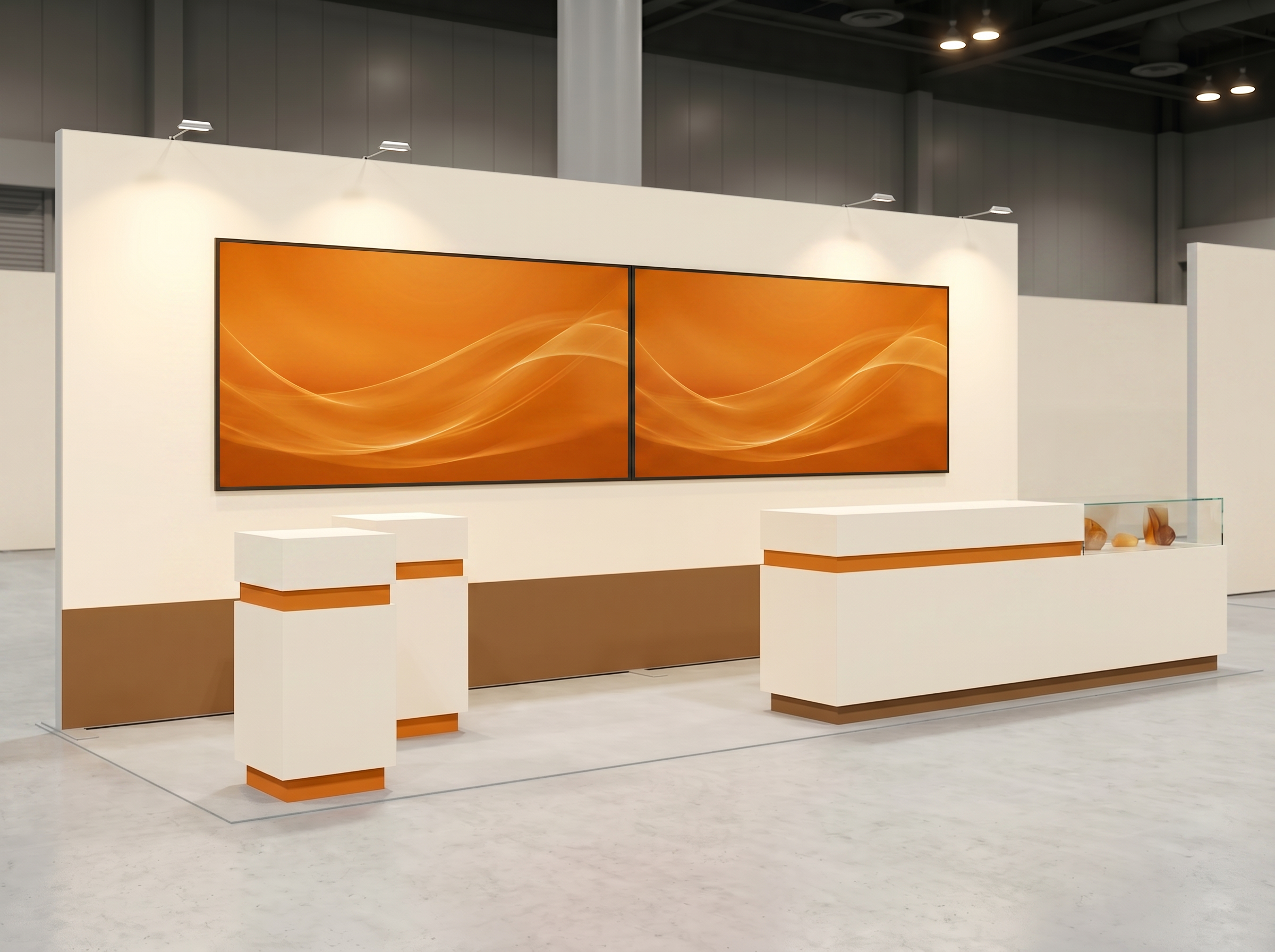 InfoComm 10 x 20 Inline Affordable Exhibit Rental — Design 02 — 10 x 20 Inline Affordable Exhibit Rental — InfoComm, Las Vegas