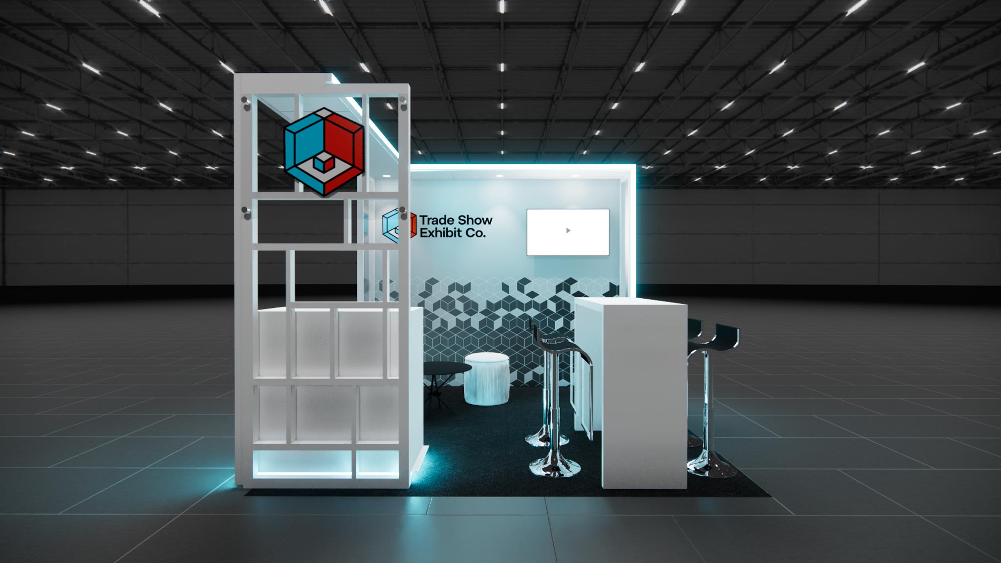 CES 10 x 10 Inline Affordable Exhibit Rental — Design 03 — 10 x 10 Inline Affordable Exhibit Rental — CES, Las Vegas