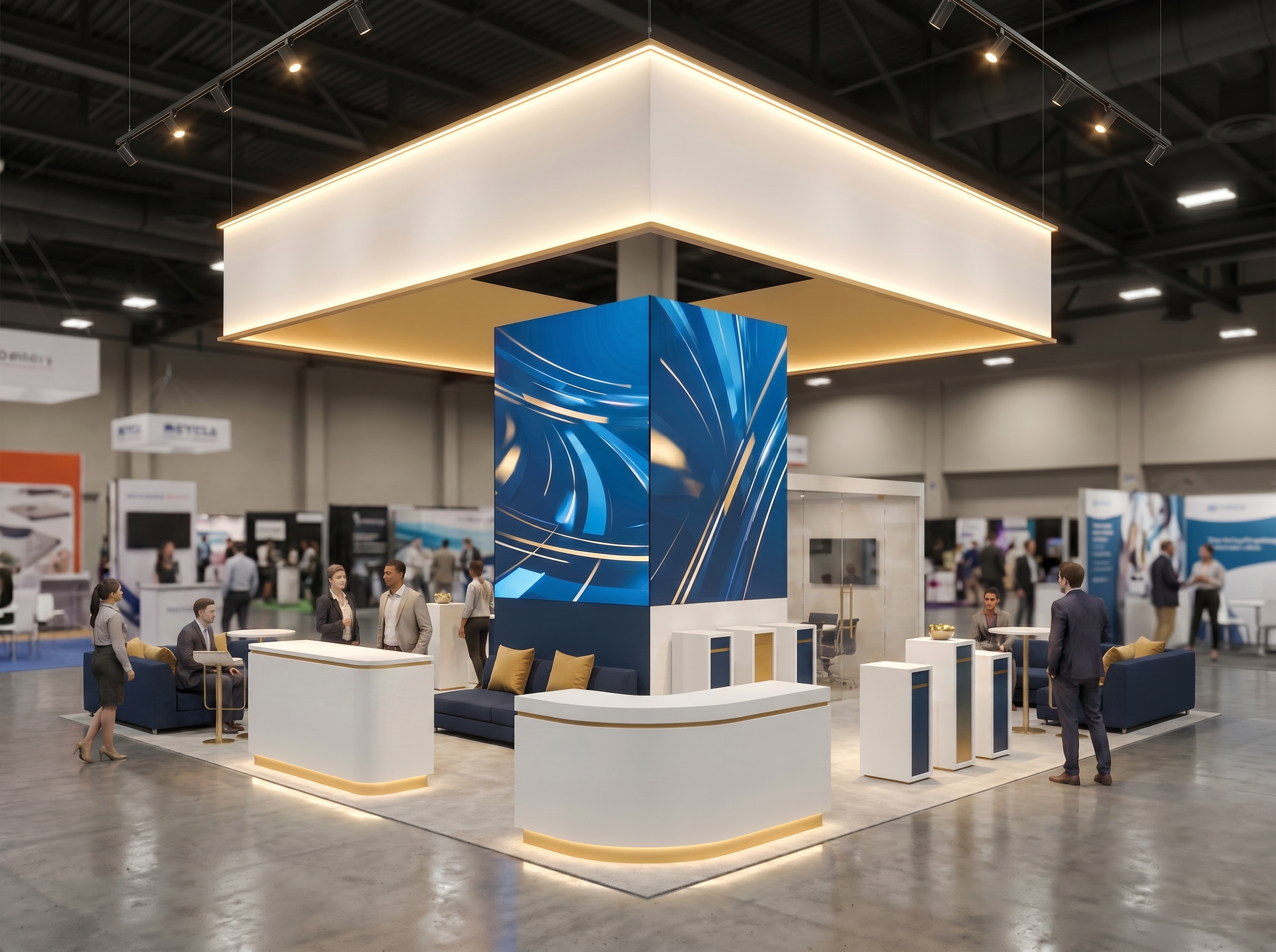 SEMA Show 40 x 40 Double-Deck Exhibit Rental — 40 x 40 Double-Deck Exhibit Rental — SEMA Show, Las Vegas