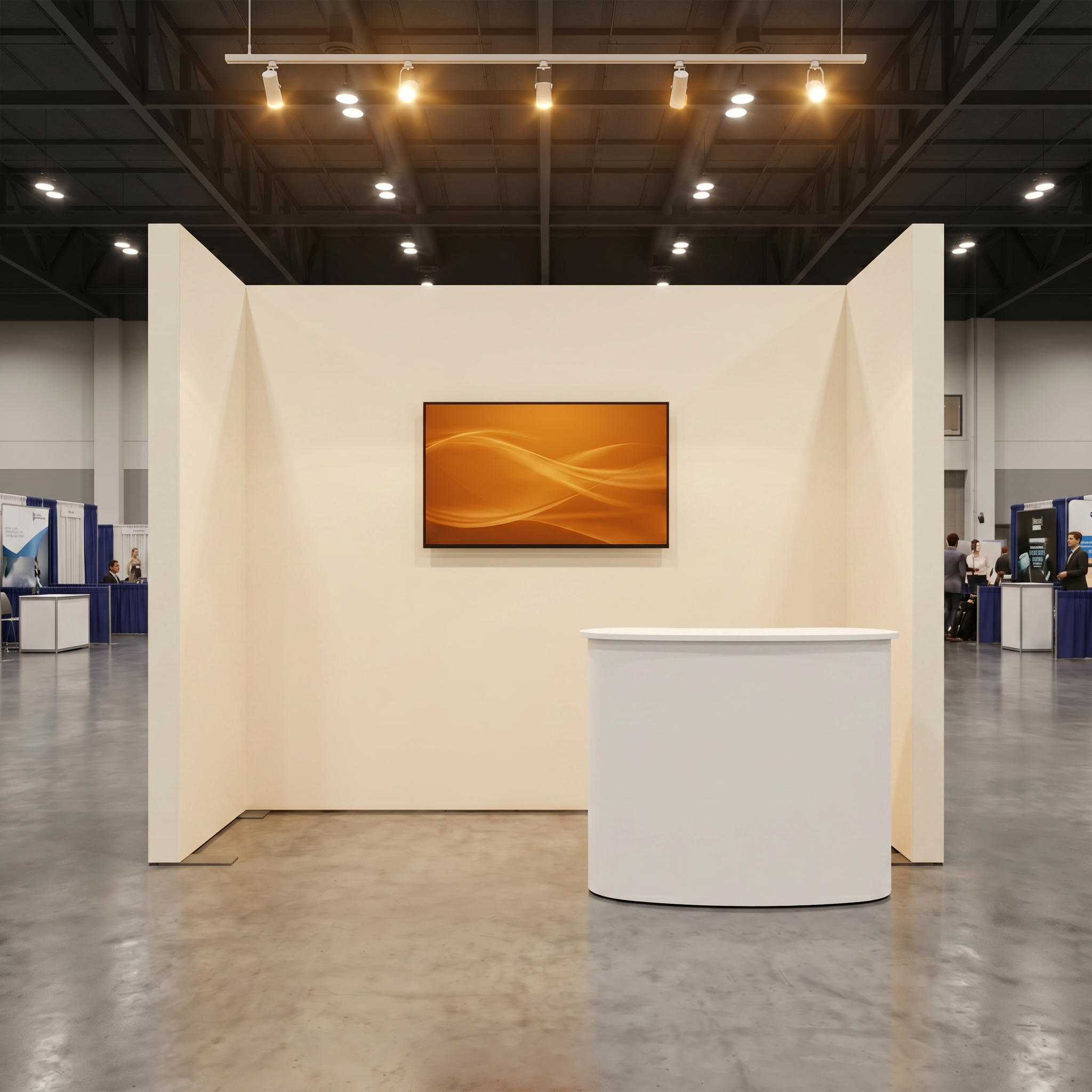 SEMA Show 10 x 10 Inline Affordable Exhibit Rental — Design 04 — 10 x 10 Inline Affordable Exhibit Rental — SEMA Show, Las Vegas