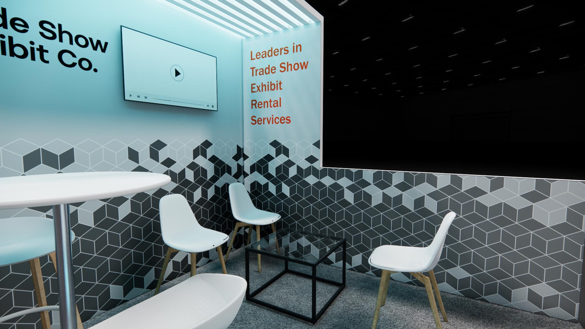 CES 10 x 10 Inline Affordable Exhibit Rental — Design 02 — 10 x 10 Inline Affordable Exhibit Rental — CES, Las Vegas