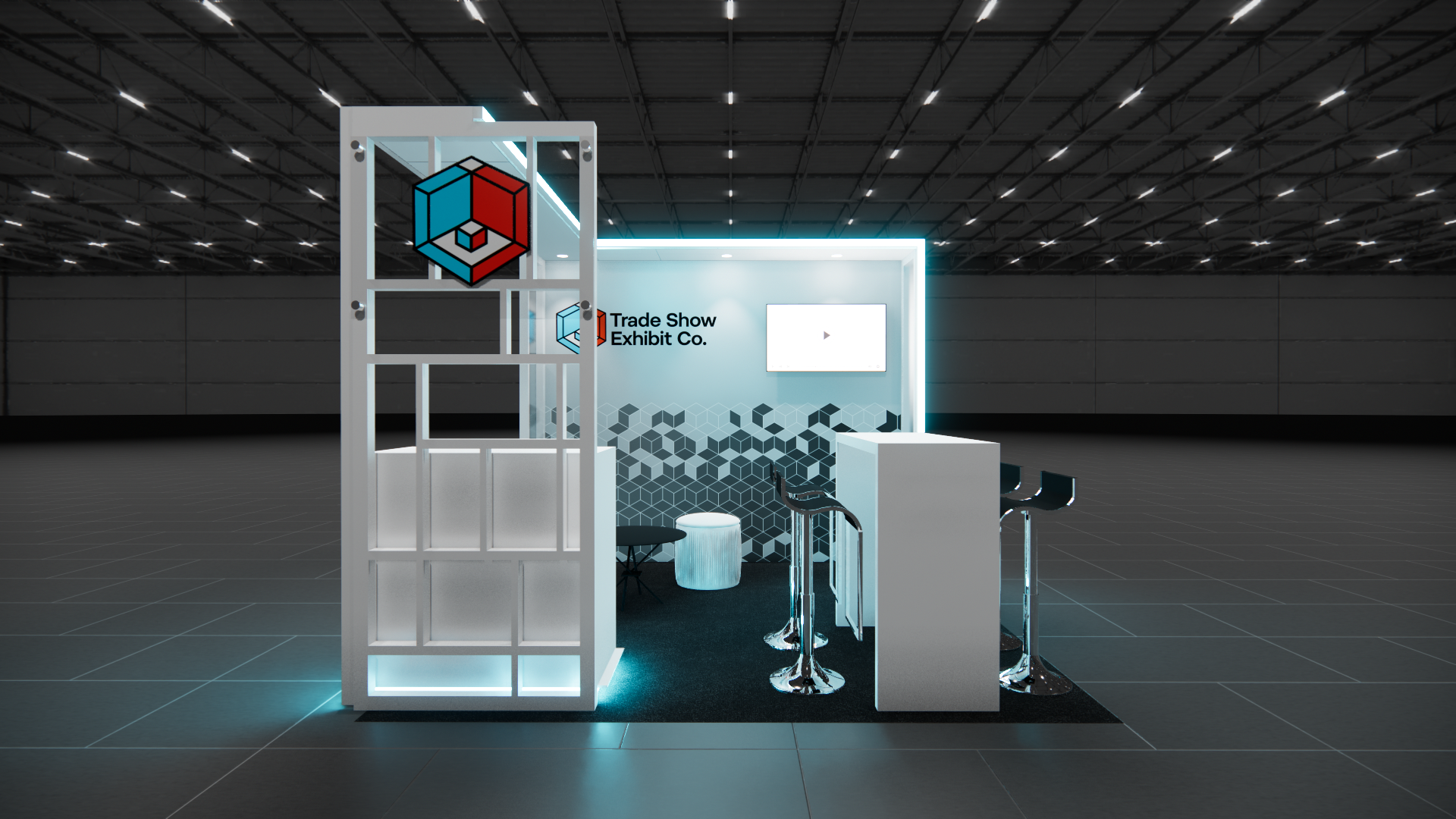 CES 10 x 10 Inline Affordable Exhibit Rental — Design 03 — 10 x 10 Inline Affordable Exhibit Rental — CES, Las Vegas