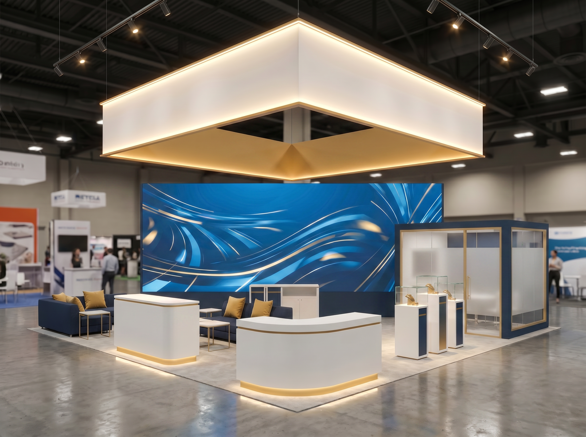 IAAPA Expo 20 x 30 Island Exhibit Rental — Design 01 — 20 x 30 Island Exhibit Rental — IAAPA Expo, Orlando IAAPA Expo 20 x 30 Island Exhibit Rental — Design 01 — 20 x 30 Island Exhibit Rental — IAAPA Expo, Orlando