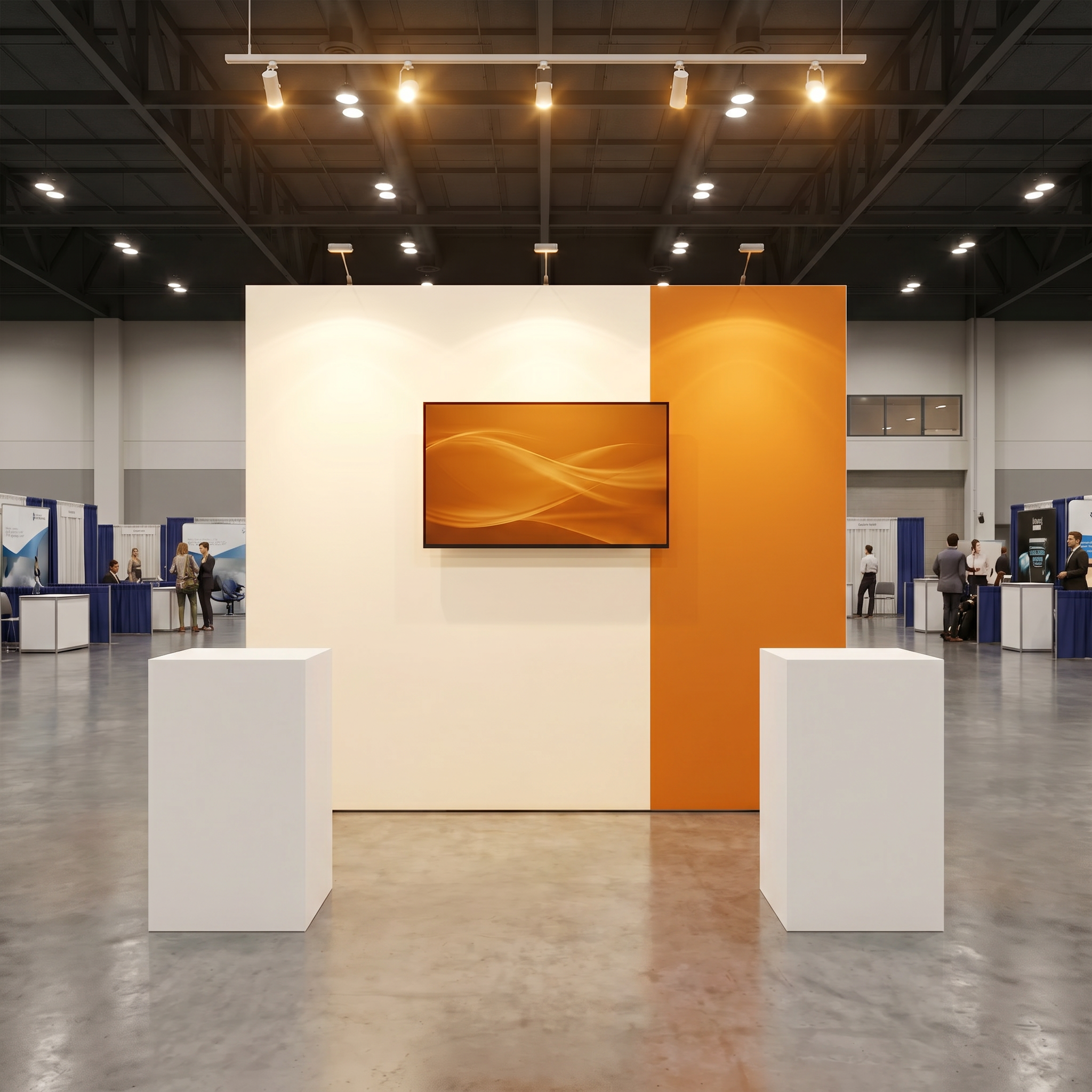 IAAPA Expo 10 x 10 Inline Affordable Exhibit Rental — Design 03 — 10 x 10 Inline Affordable Exhibit Rental — IAAPA Expo, Orlando