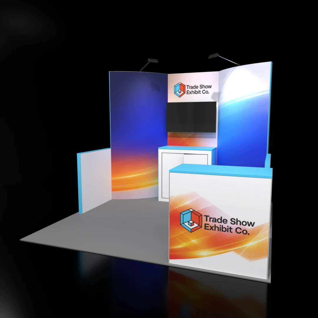 CES 10 x 10 Inline Affordable Exhibit Rental — Design 10 — 10 x 10 Inline Affordable Exhibit Rental — CES, Las Vegas