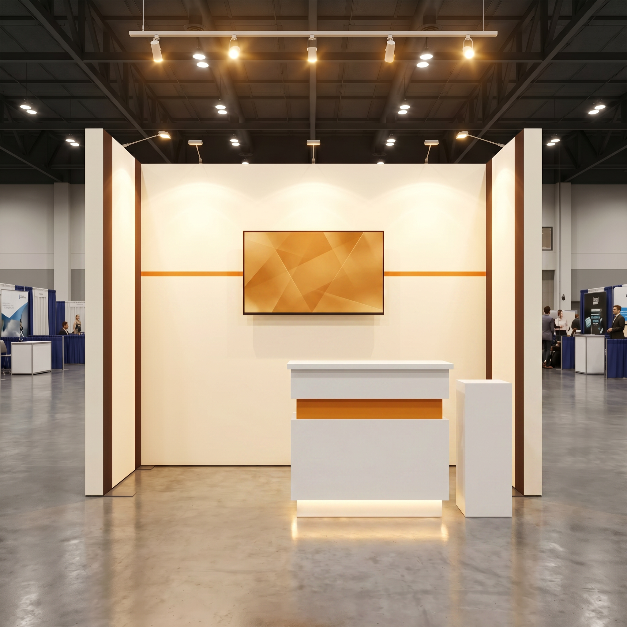 InfoComm 10 x 10 Inline Affordable Exhibit Rental — Design 03 — 10 x 10 Inline Affordable Exhibit Rental — InfoComm, Las Vegas
