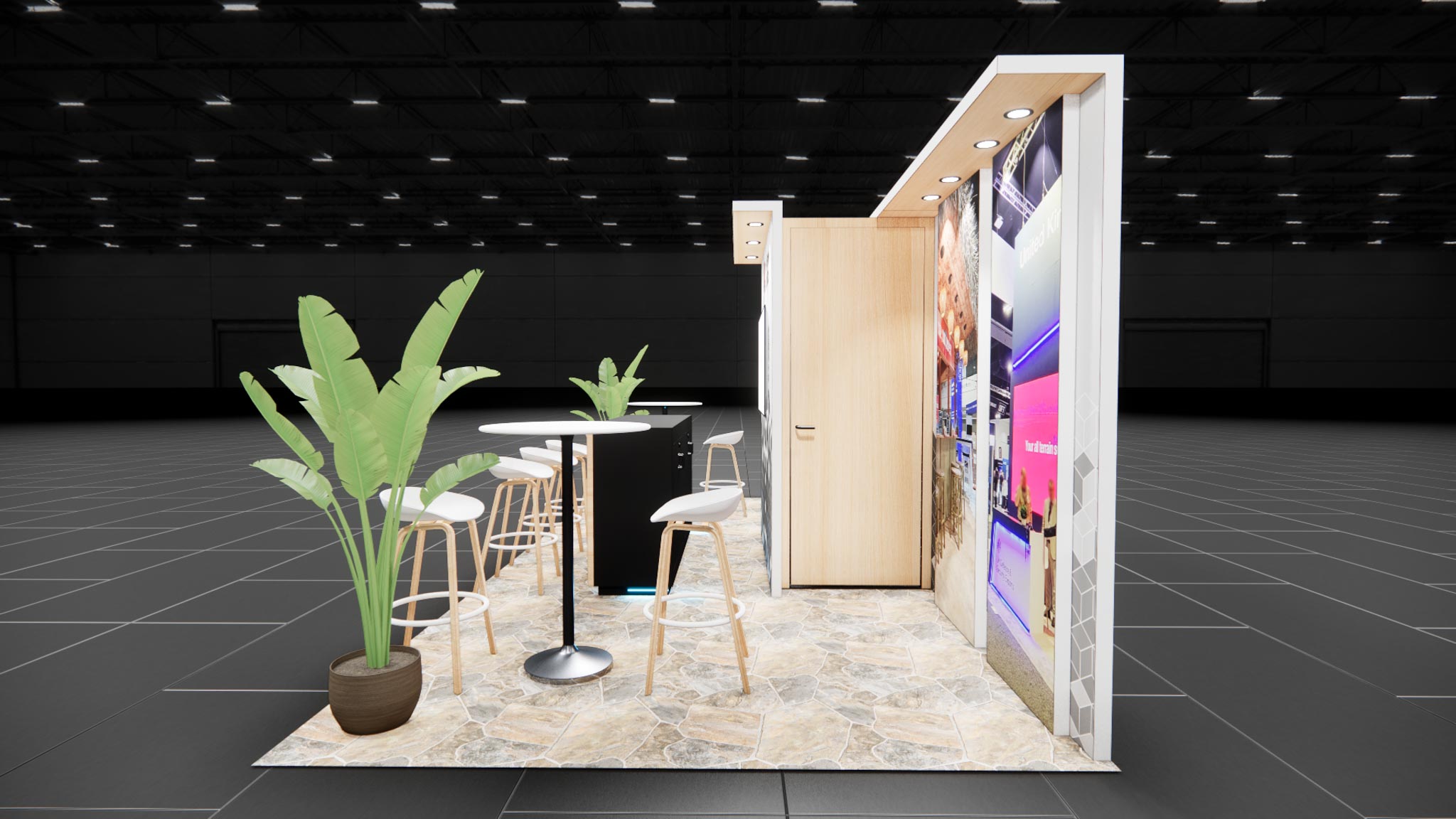 CES 10 x 20 Inline Affordable Exhibit Rental — Design 01 — 10 x 20 Inline Affordable Exhibit Rental — CES, Las Vegas