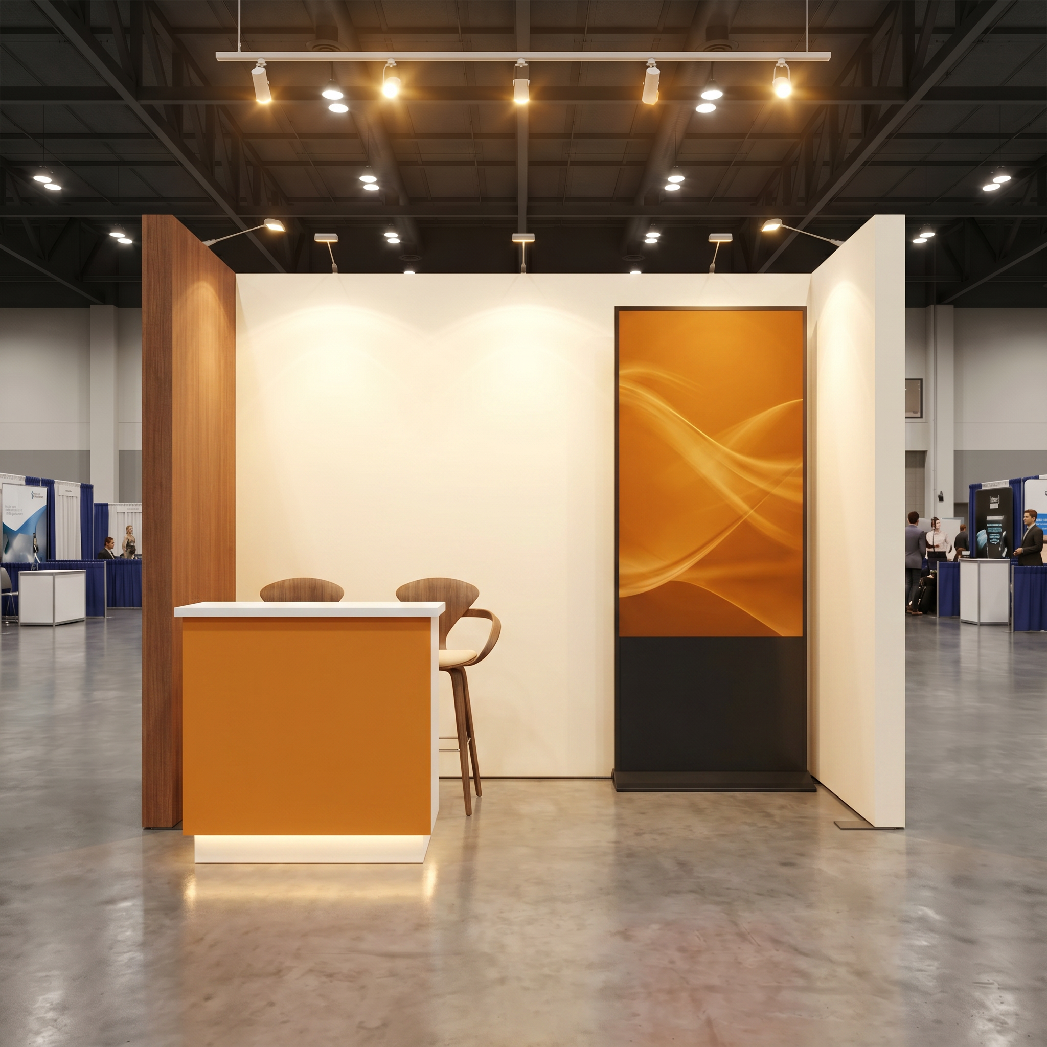 MD&M 10 x 10 Inline Affordable Exhibit Rental — West — Design 02 — 10 x 10 Inline Affordable Exhibit Rental — MD&M West, Anaheim