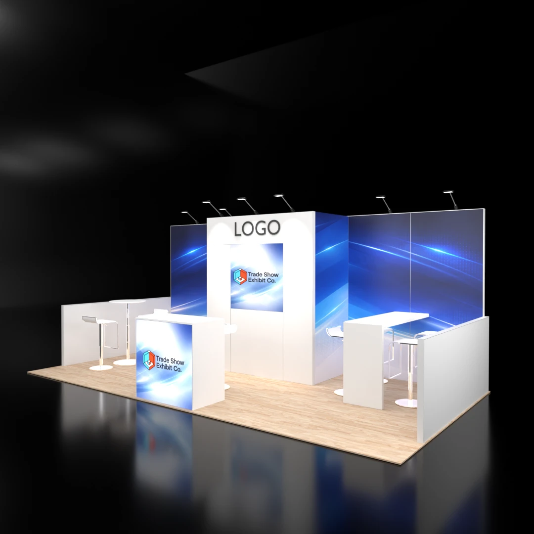 CES 10 x 20 Inline Affordable Exhibit Rental — Design 06 — 10 x 20 Inline Affordable Exhibit Rental — CES, Las Vegas