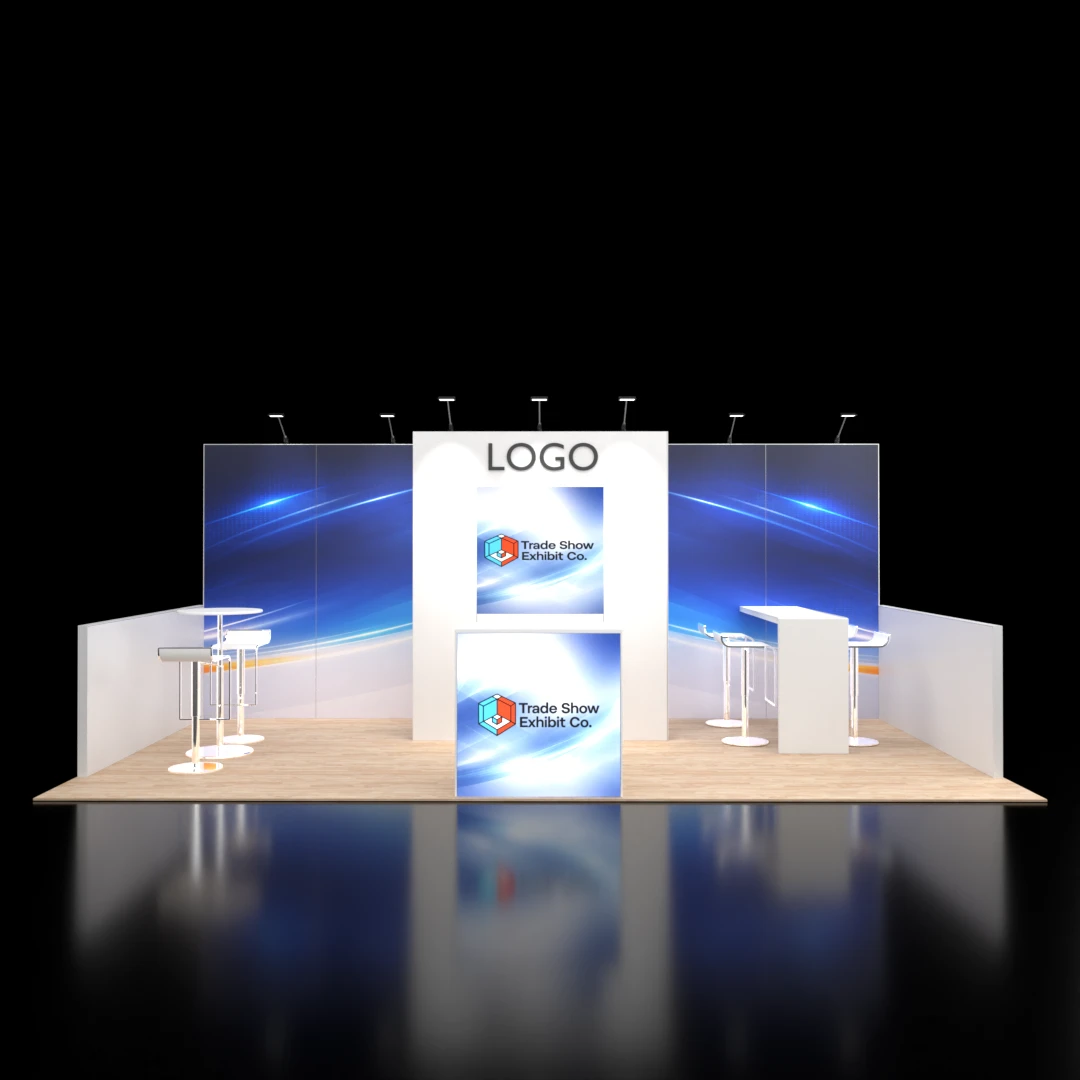 CES 10 x 20 Inline Affordable Exhibit Rental — Design 06 — 10 x 20 Inline Affordable Exhibit Rental — CES, Las Vegas