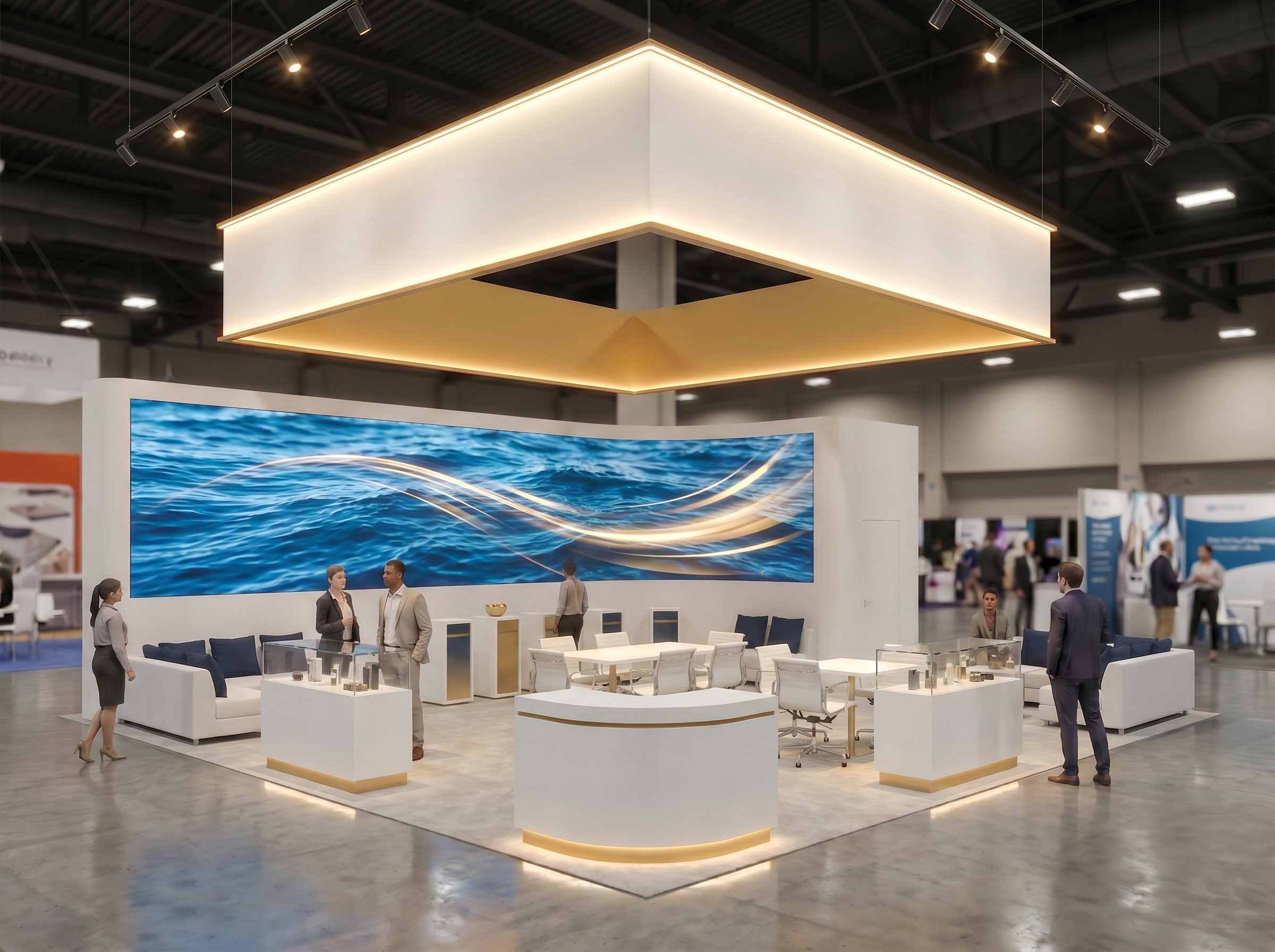 IAAPA Expo 30 x 30 Island Exhibit Rental — 30 x 30 Island Exhibit Rental — IAAPA Expo, Orlando
