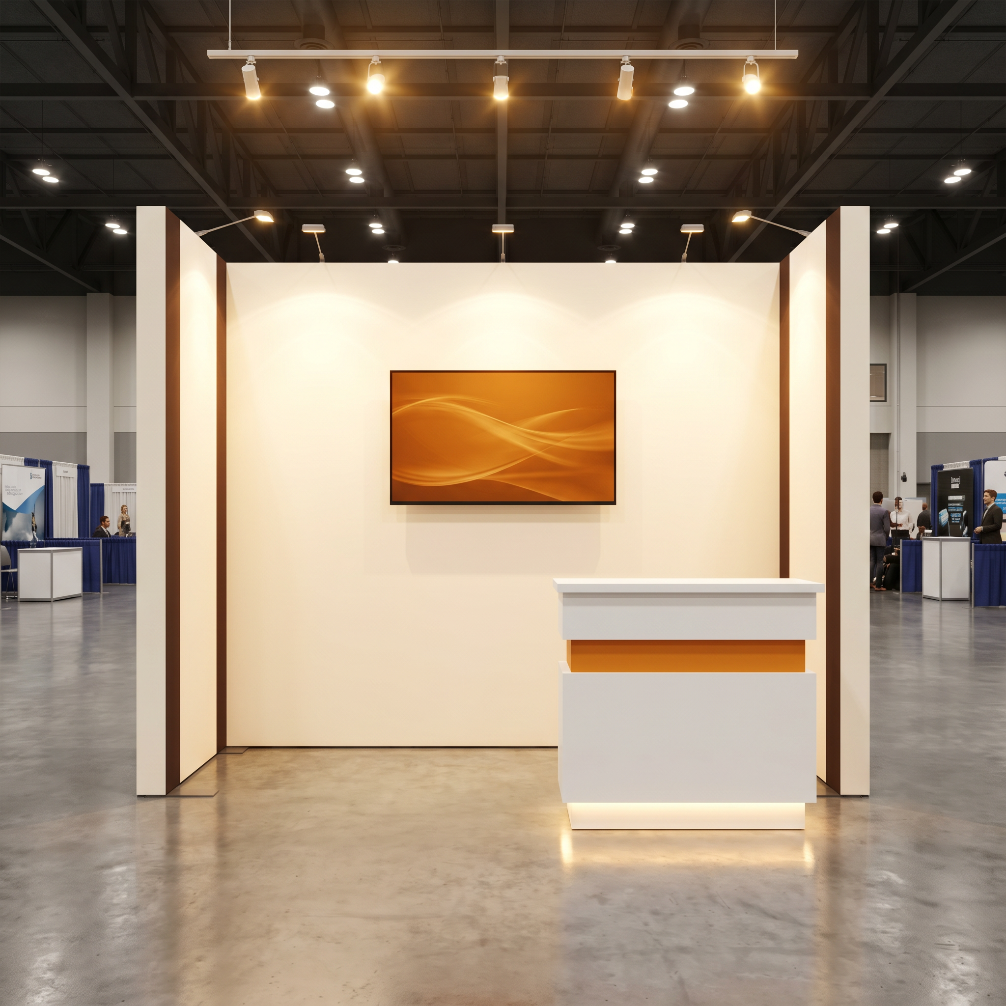 SEMA Show 10 x 10 Inline Affordable Exhibit Rental — Design 03 — 10 x 10 Inline Affordable Exhibit Rental — SEMA Show, Las Vegas
