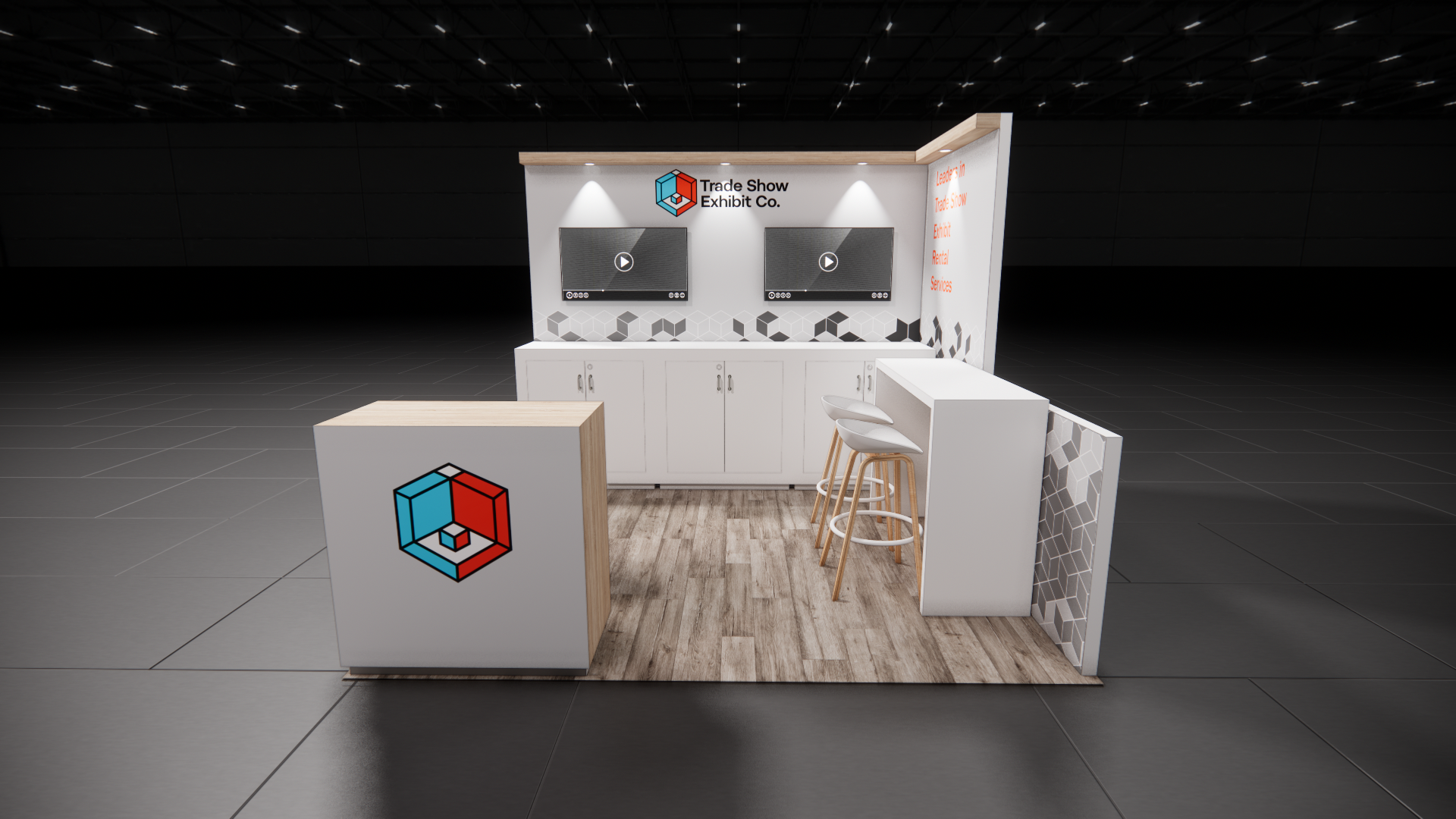 CES 10 x 10 Inline Affordable Exhibit Rental — Design 06 — 10 x 10 Inline Affordable Exhibit Rental — CES, Las Vegas