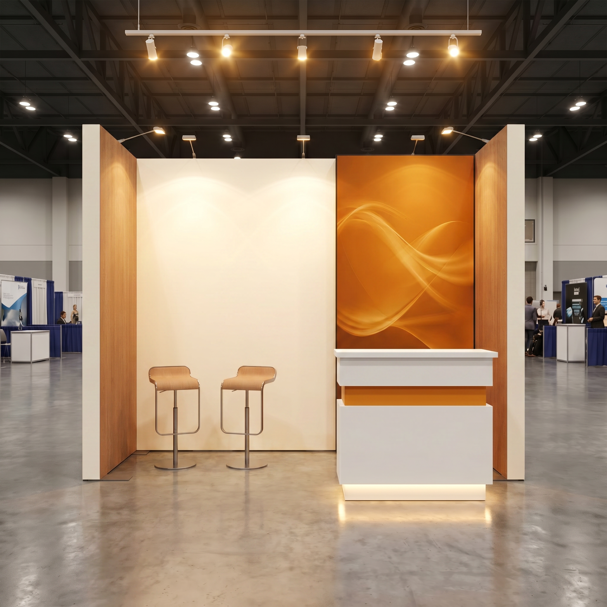 InfoComm 10 x 10 Inline Affordable Exhibit Rental — Design 01 — 10 x 10 Inline Affordable Exhibit Rental — InfoComm, Las Vegas