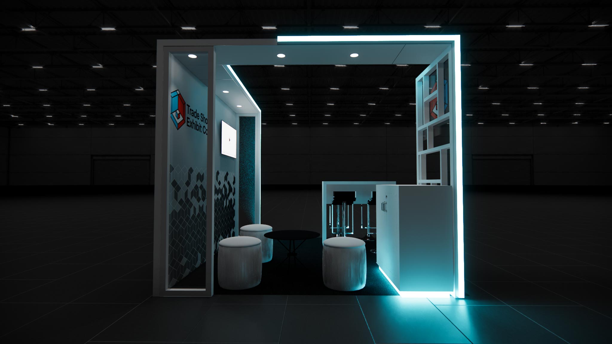 CES 10 x 10 Inline Affordable Exhibit Rental — Design 03 — 10 x 10 Inline Affordable Exhibit Rental — CES, Las Vegas