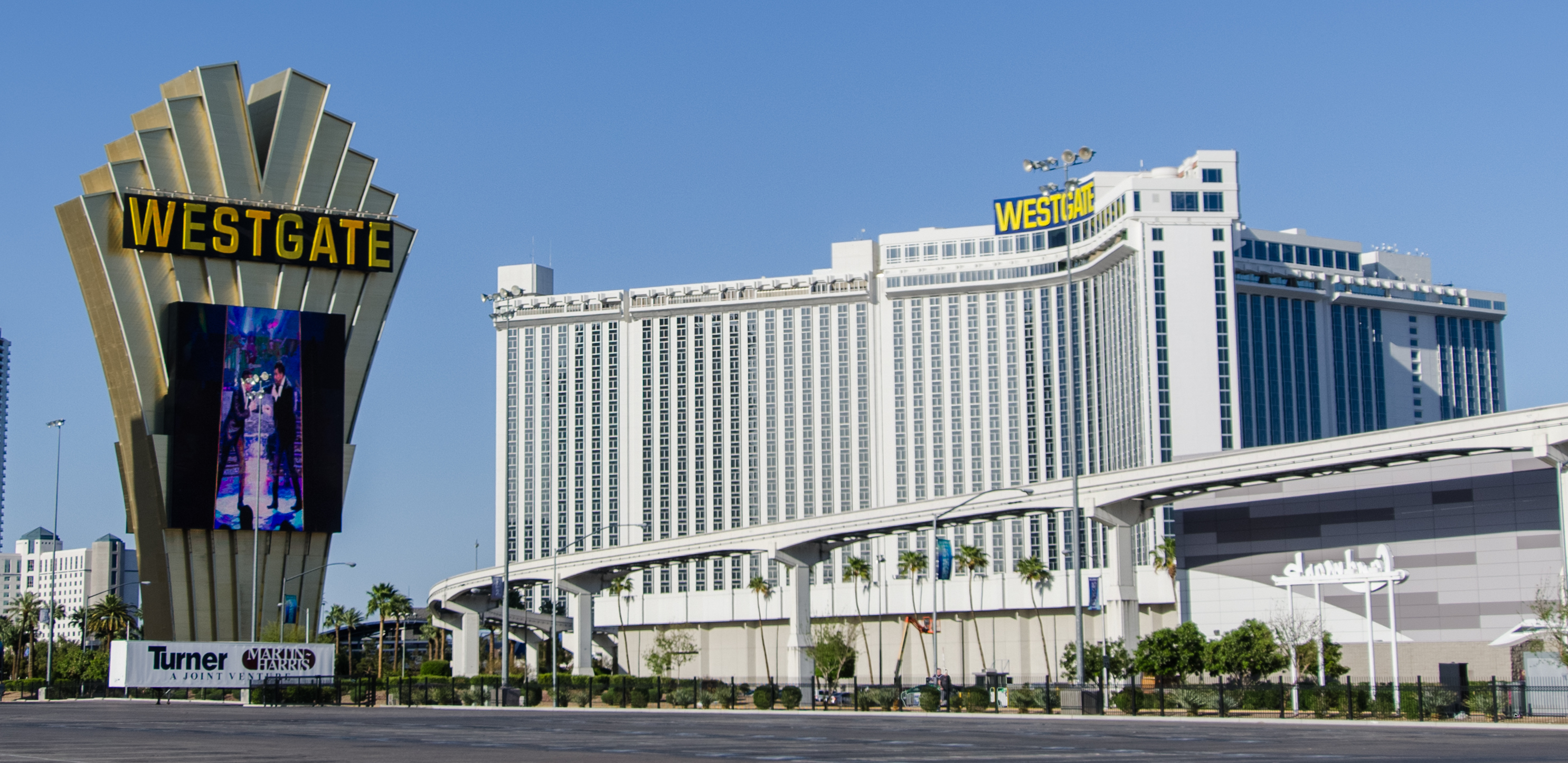 Exterior view of Westgate Las Vegas Resort and Casino in Las Vegas, Nevada