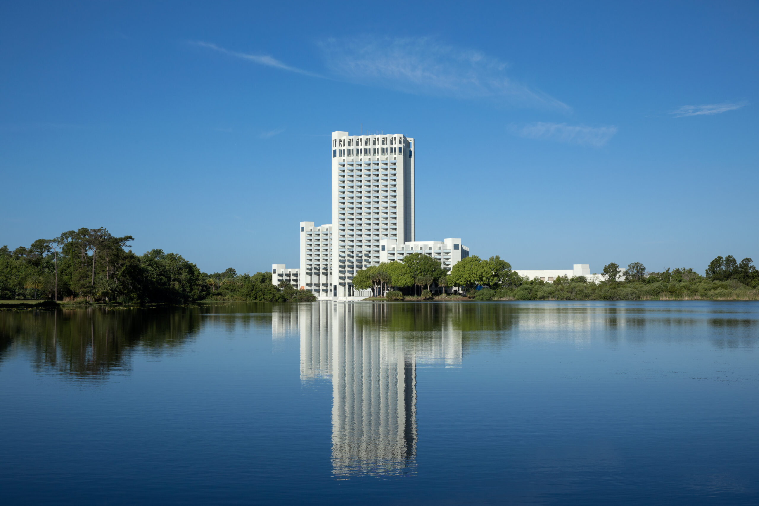Exterior view of Hilton Orlando Buena Vista Palace in Orlando, Florida