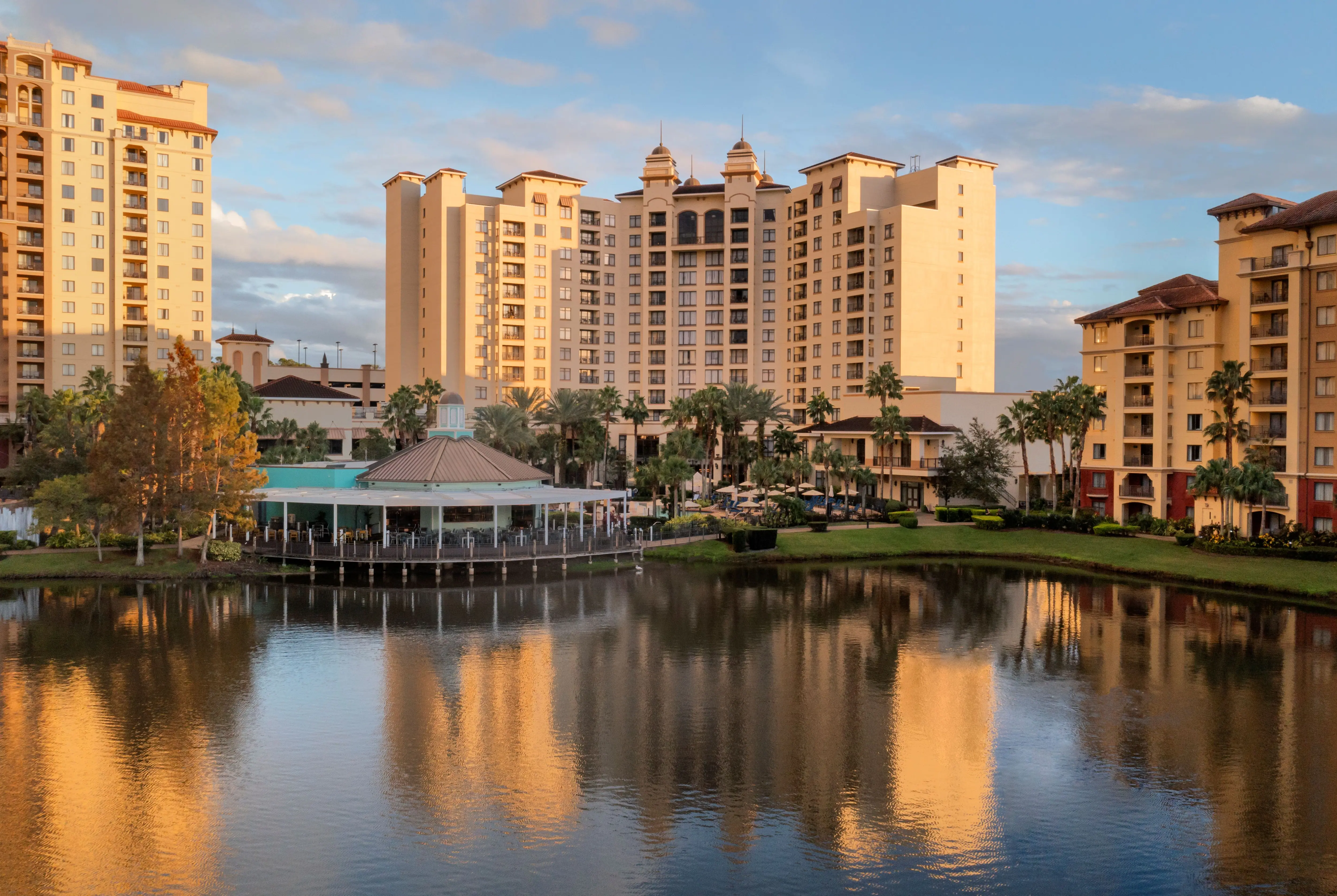 Exterior view of Wyndham Grand Orlando Resort Bonnet Creek in Orlando, Florida