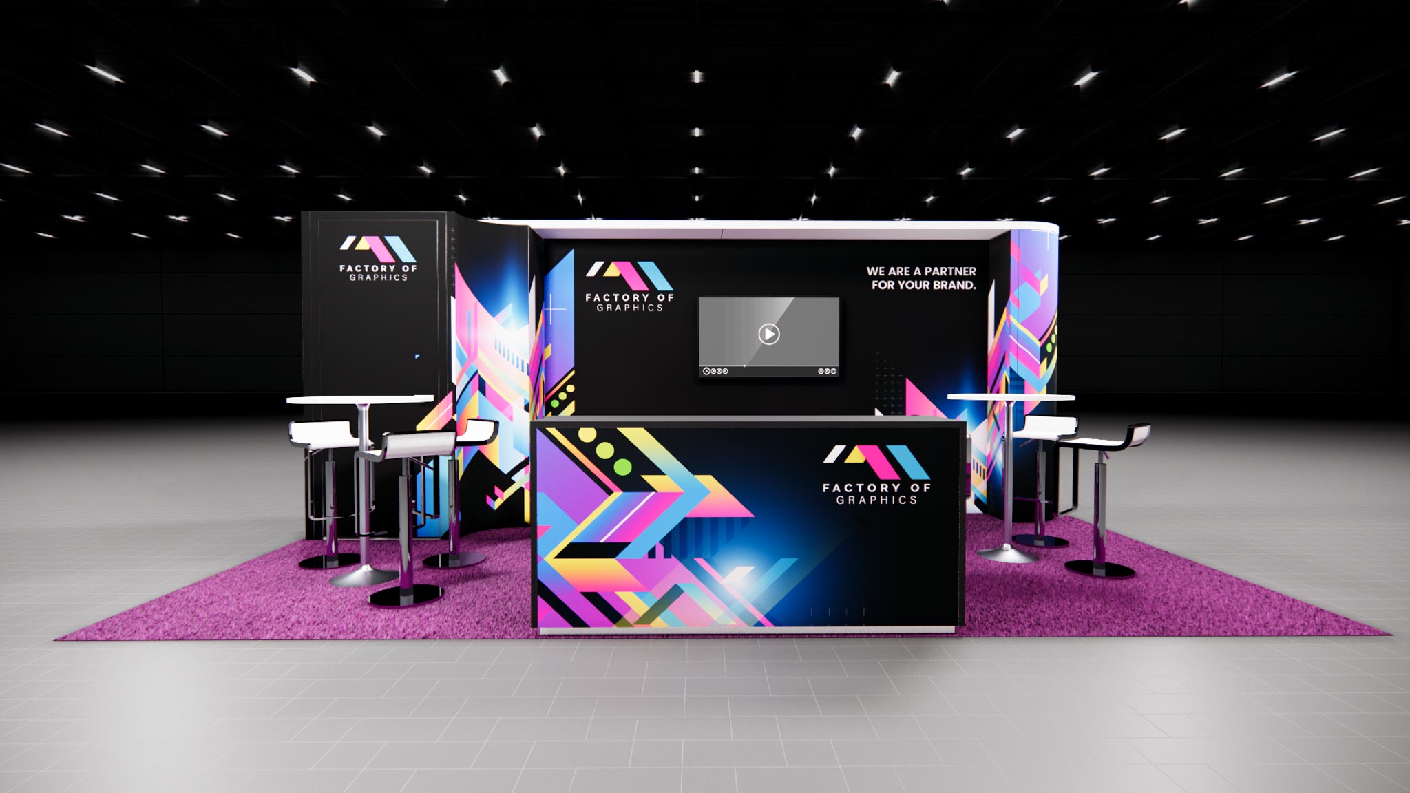 Trade Show 10x20 Exhibit Booth Rental